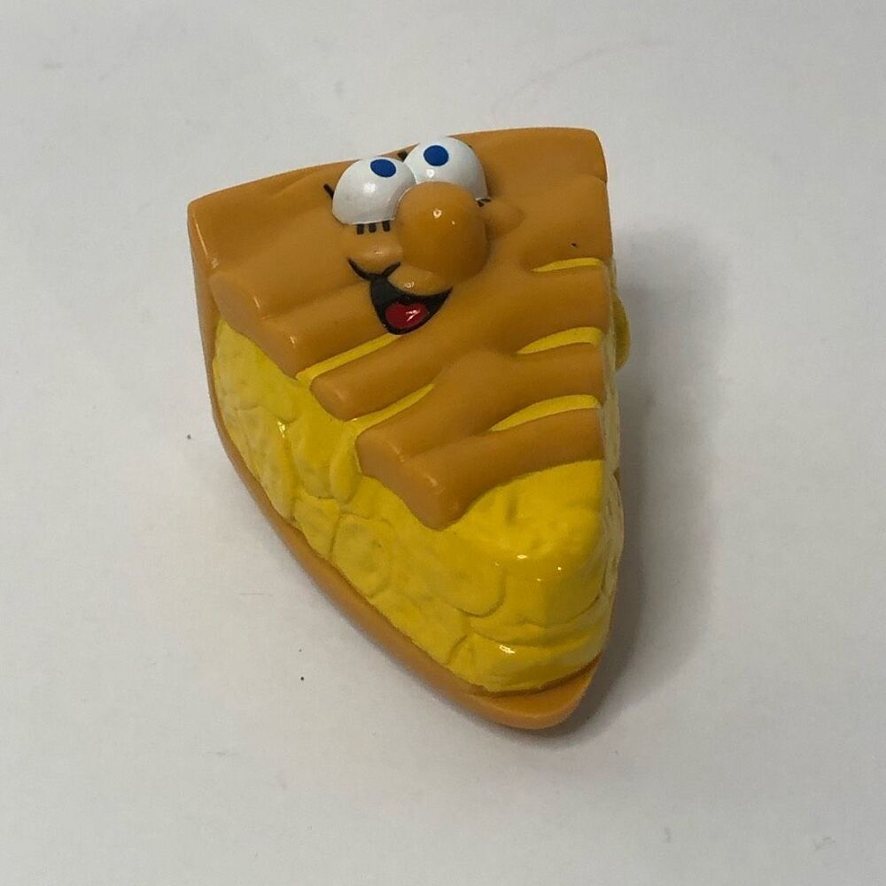 burger king kids club toy lickety splits apple pie rolling‎ racer 1989 figure